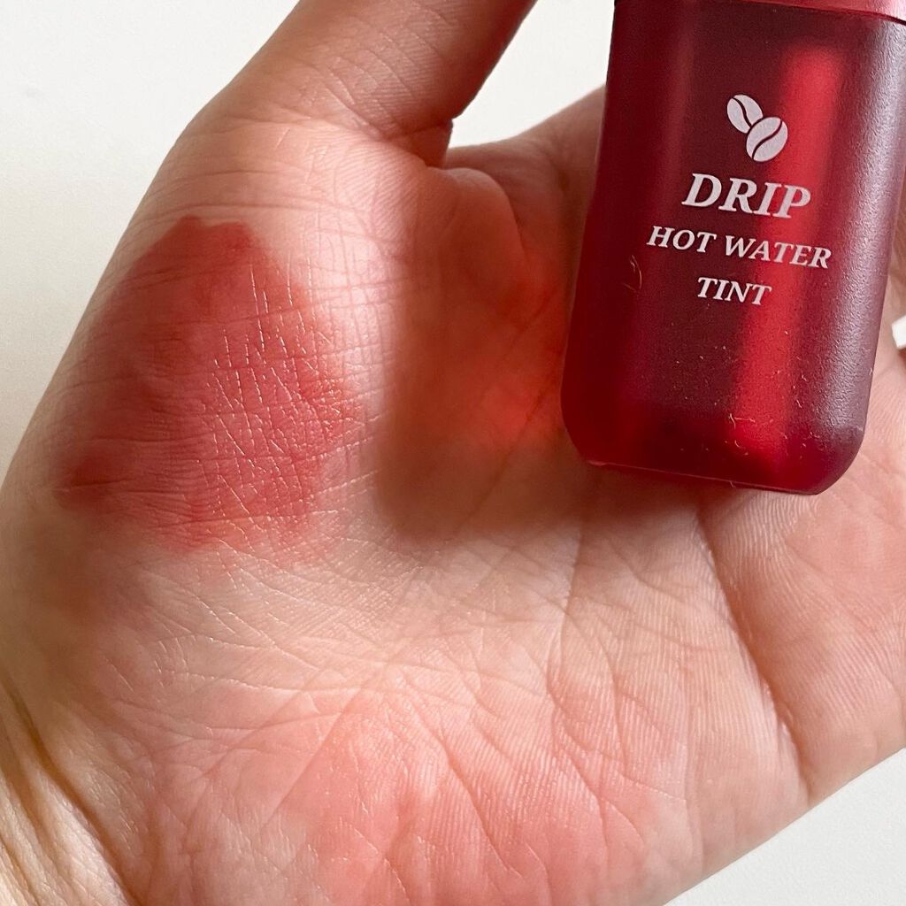 ドリップホットウォーターティント/BLACK ROUGE/リップティントを使ったクチコミ(6枚目)