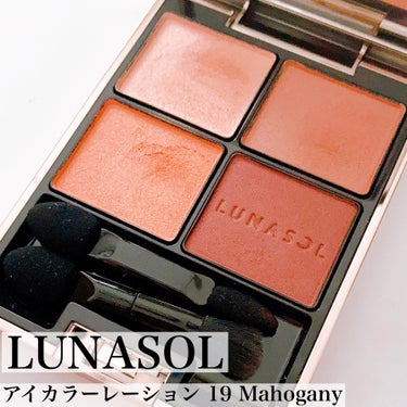 アイカラーレーション 19 Mahogany/LUNASOL/アイシャドウパレットを使ったクチコミ（2枚目）