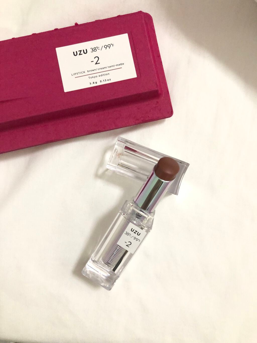 38°C / 99°F Lipstick <TOKYO>/UZU BY FLOWFUSHI/口紅を使ったクチコミ(1枚目)