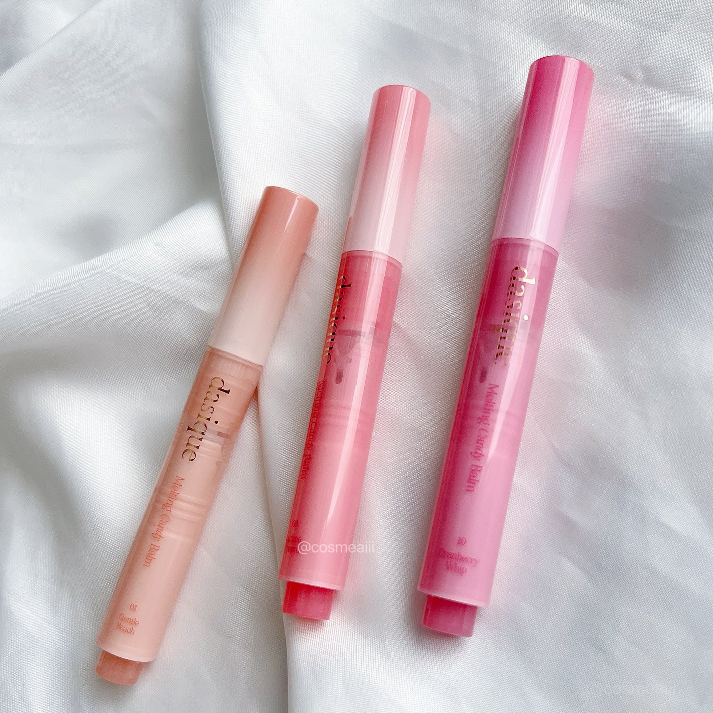 メルティングキャンディーバーム/dasique/口紅を使ったクチコミ(3枚目)