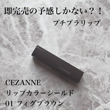 リップカラーシールド/CEZANNE/口紅を使ったクチコミ（1枚目）