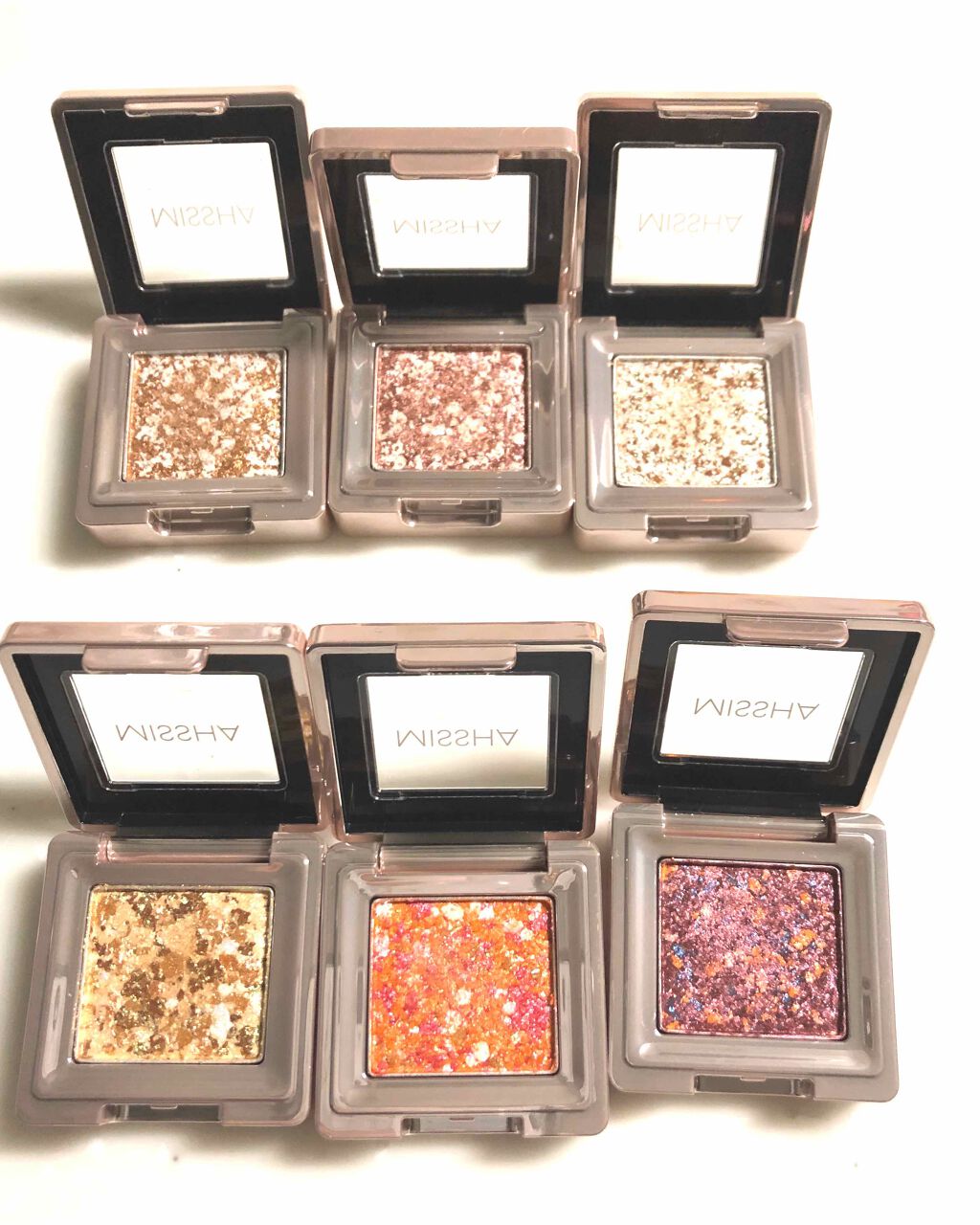 グリッタープリズム シャドウ/MISSHA/グリッターを使ったクチコミ（1枚目）