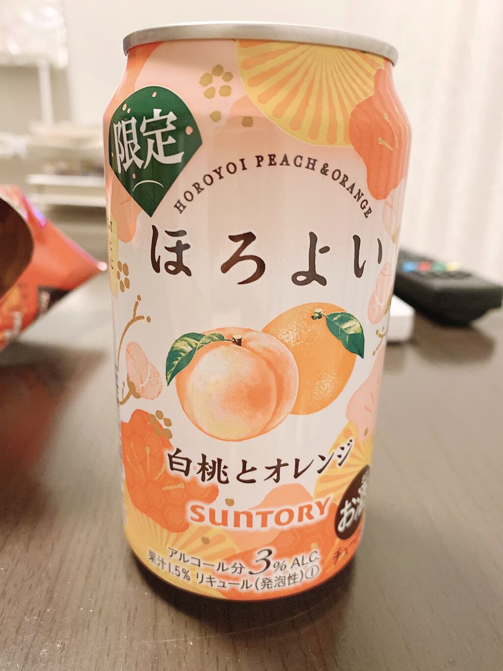 ほろよい 白桃とオレンジ/サントリー/ドリンクを使ったクチコミ（1枚目）