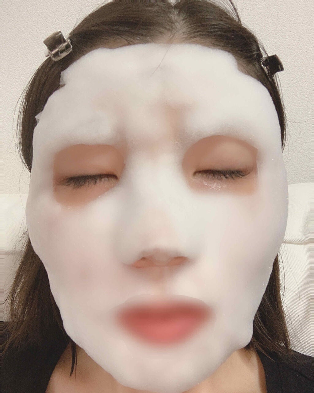 ホワイト もこもこ白泡マスク/リッツ/洗い流すパック・マスクを使ったクチコミ(2枚目)