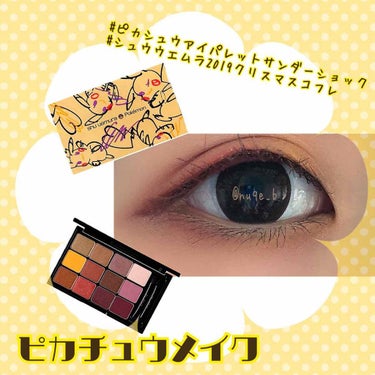 ピカシュウ アイ パレット‐サンダーショック/shu uemura/アイシャドウパレットを使ったクチコミ（1枚目）