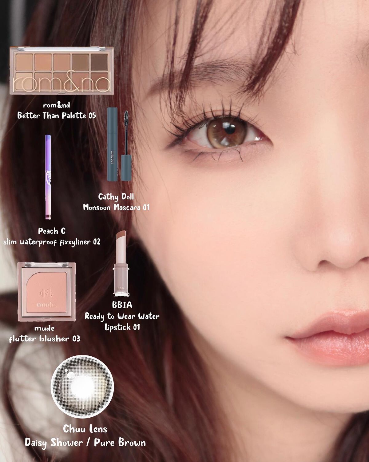 フラッターブラッシャー 03 メリーミューズ/mude./パウダーチークを使ったクチコミ（1枚目）