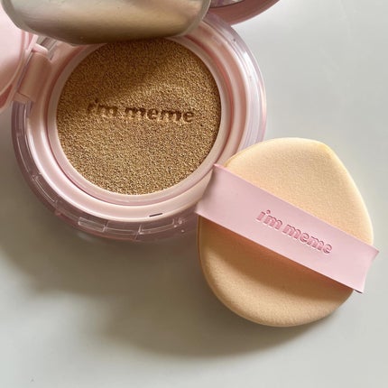 ワンダーベルベットラスティングクッション/i’m meme/クッションファンデーションを使ったクチコミ(3枚目)