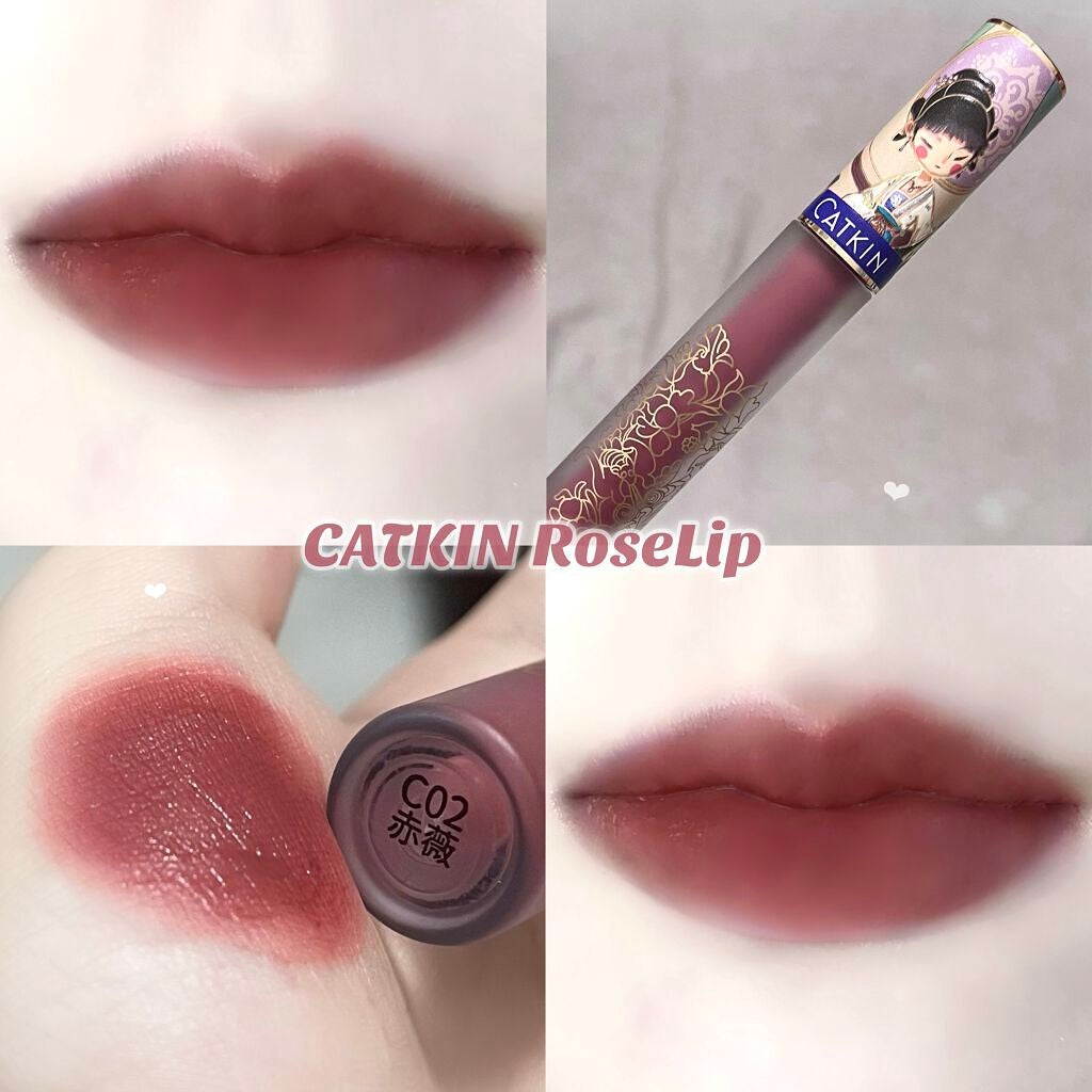 清平楽 Pretty Lightness Liquid Lipstick/CATKIN/口紅を使ったクチコミ(1枚目)