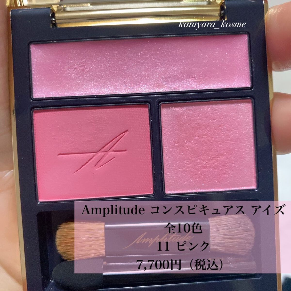 コンスピキュアス アイズ 11 ピンク/Amplitude/アイシャドウパレットを使ったクチコミ（2枚目）