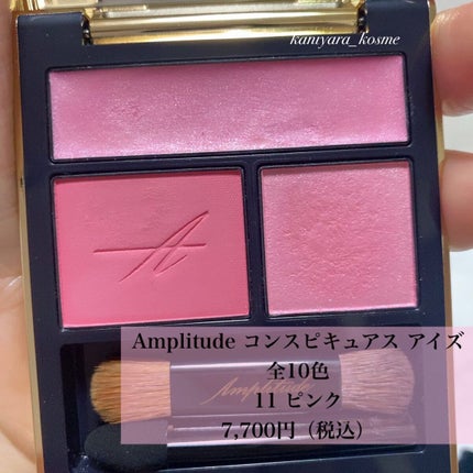 コンスピキュアス アイズ/Amplitude/アイシャドウパレットを使ったクチコミ(2枚目)