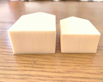 ジェリータッチスポンジ ハウス型/ロージーローザ/パフ・スポンジを使ったクチコミ(3枚目)