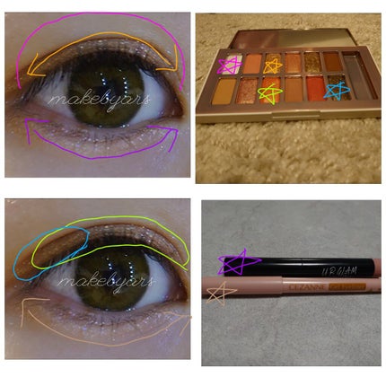 UR GLAM EYESHADOW STICK/U R GLAM/スティックアイシャドウを使ったクチコミ(2枚目)