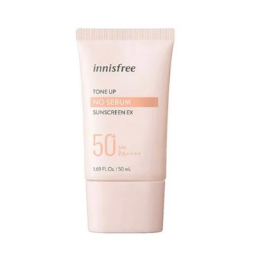 トーンアップ ノーセバム サンスクリーン SPF50+ PA++++/innisfree/日焼け止め・UVケアを使ったクチコミ（1枚目）