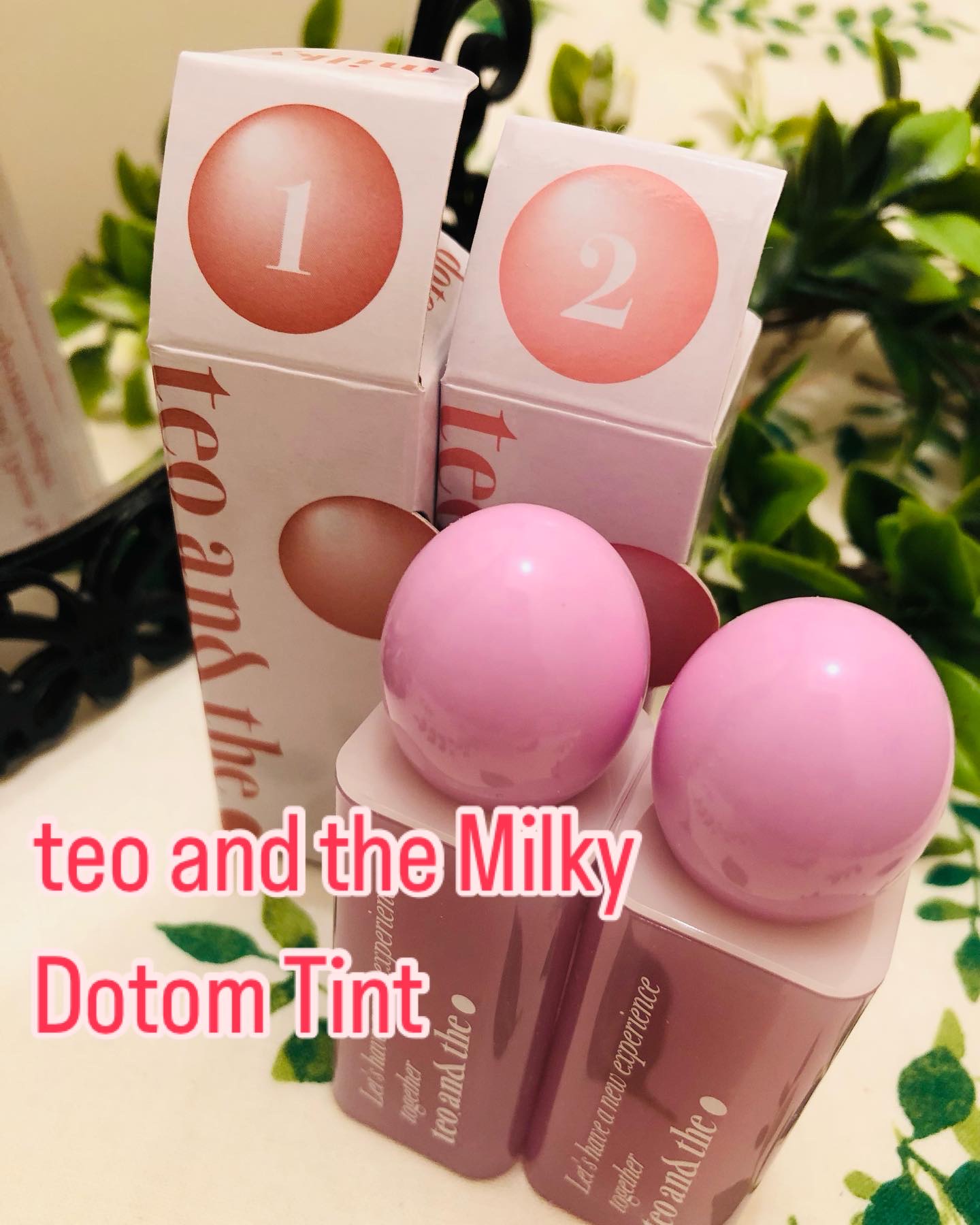 teo and the Milky Dotom Tint/タオアンダー/リップグロスを使ったクチコミ（1枚目）