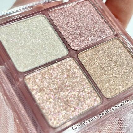 フルブルームグロウパレット/mude/アイシャドウパレットを使ったクチコミ(3枚目)