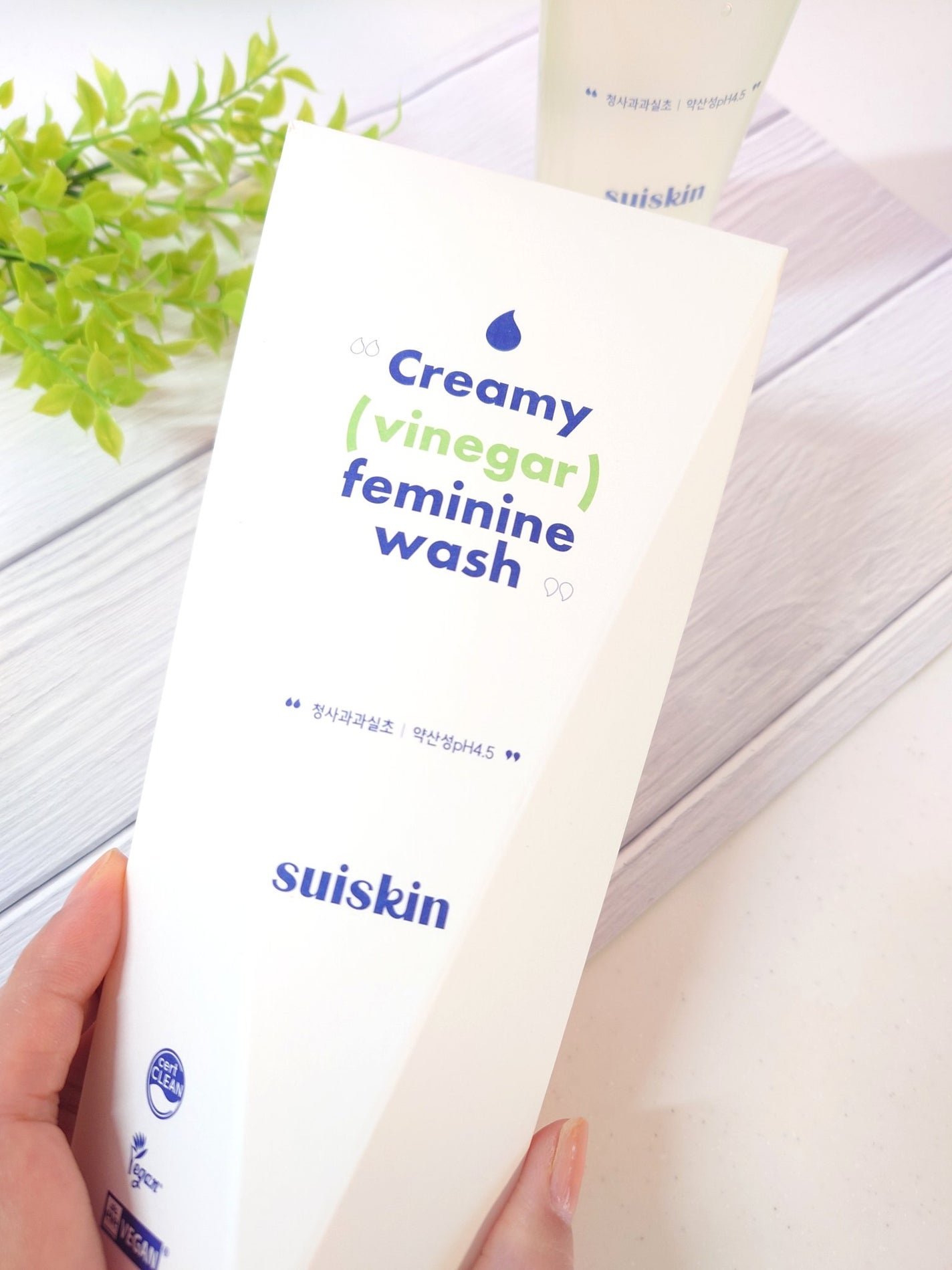 クリーミービネガーフェミニンウォッシュ/suiskin/ボディソープを使ったクチコミ(5枚目)
