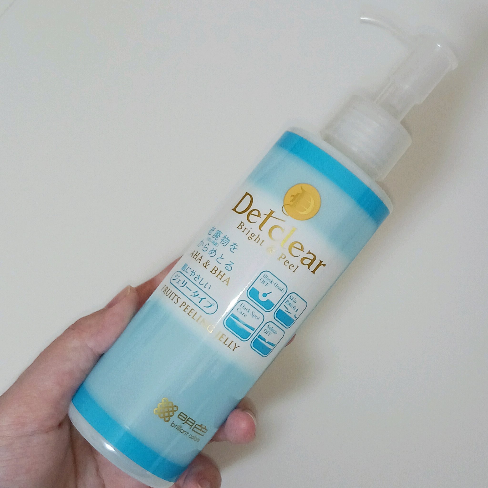 DETクリア ブライト＆ピール ピーリングジェリー＜無香料タイプ＞/Detclear/ピーリングを使ったクチコミ（1枚目）