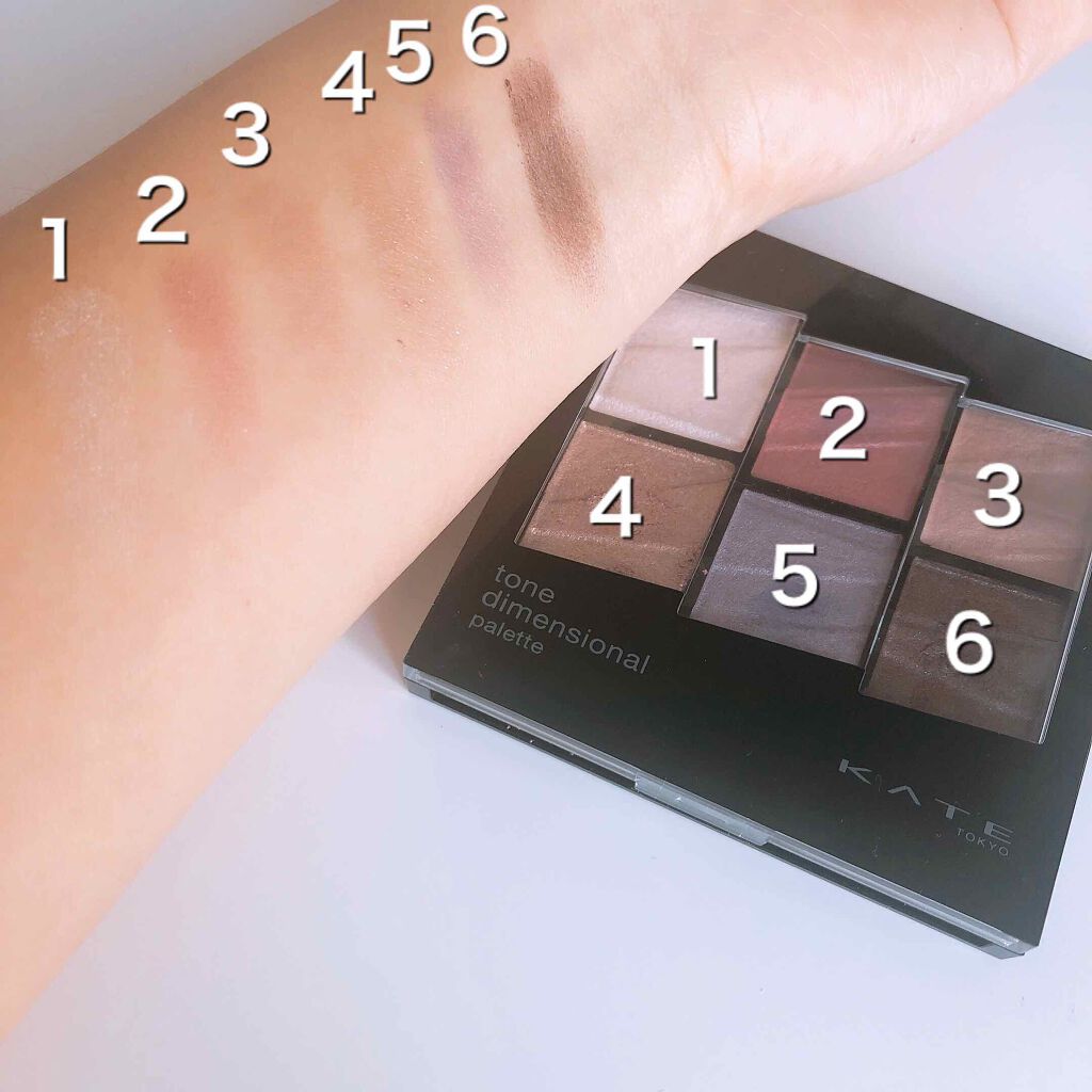 トーンディメンショナルパレット/KATE/メイクアップキットを使ったクチコミ（2枚目）