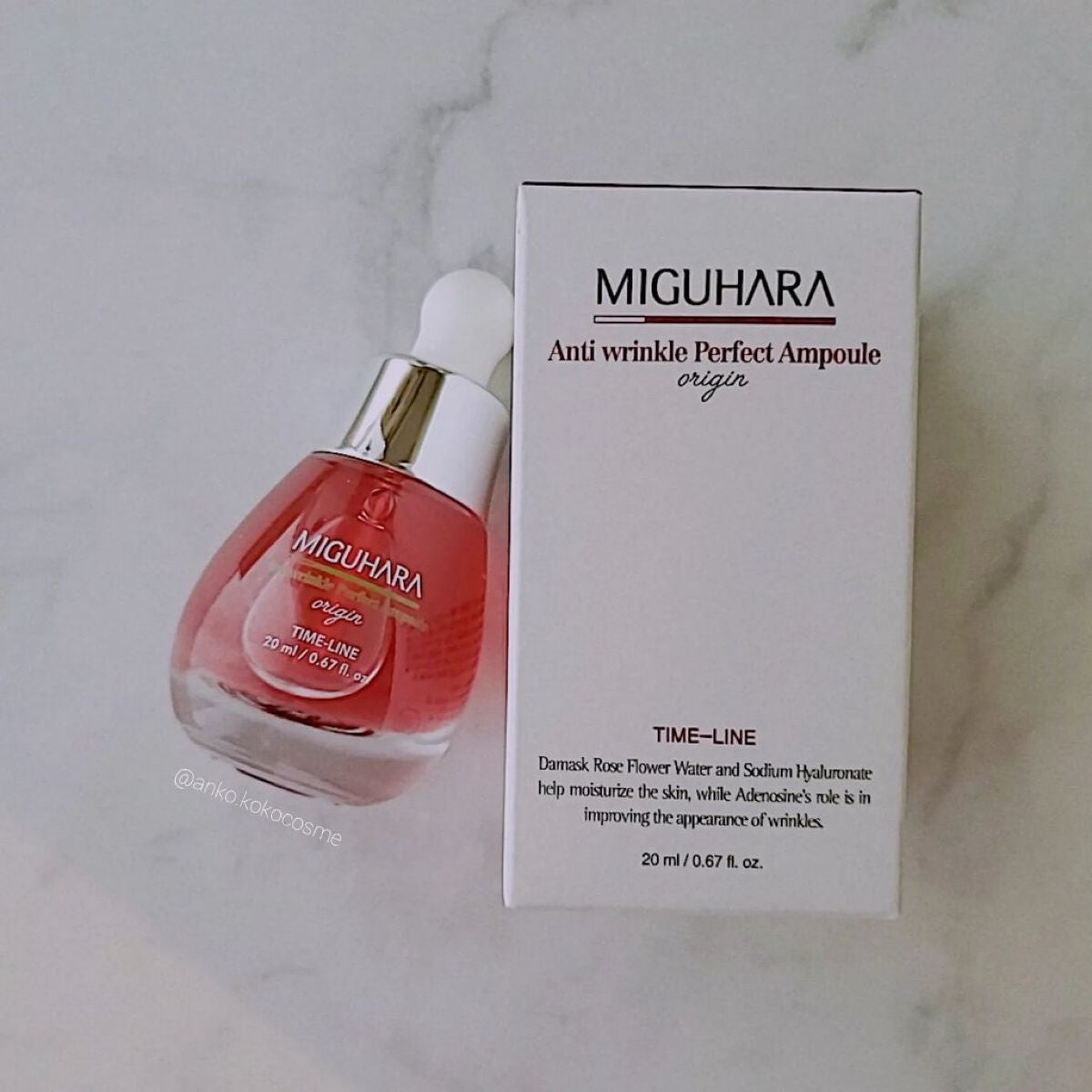 アンチリンクルエフェクトアンプルオリジン/MIGUHARA/美容液を使ったクチコミ(2枚目)