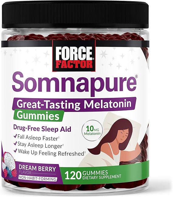 Somnapure Great-Tasting Melatonin Gummies / FORCE FACTOR