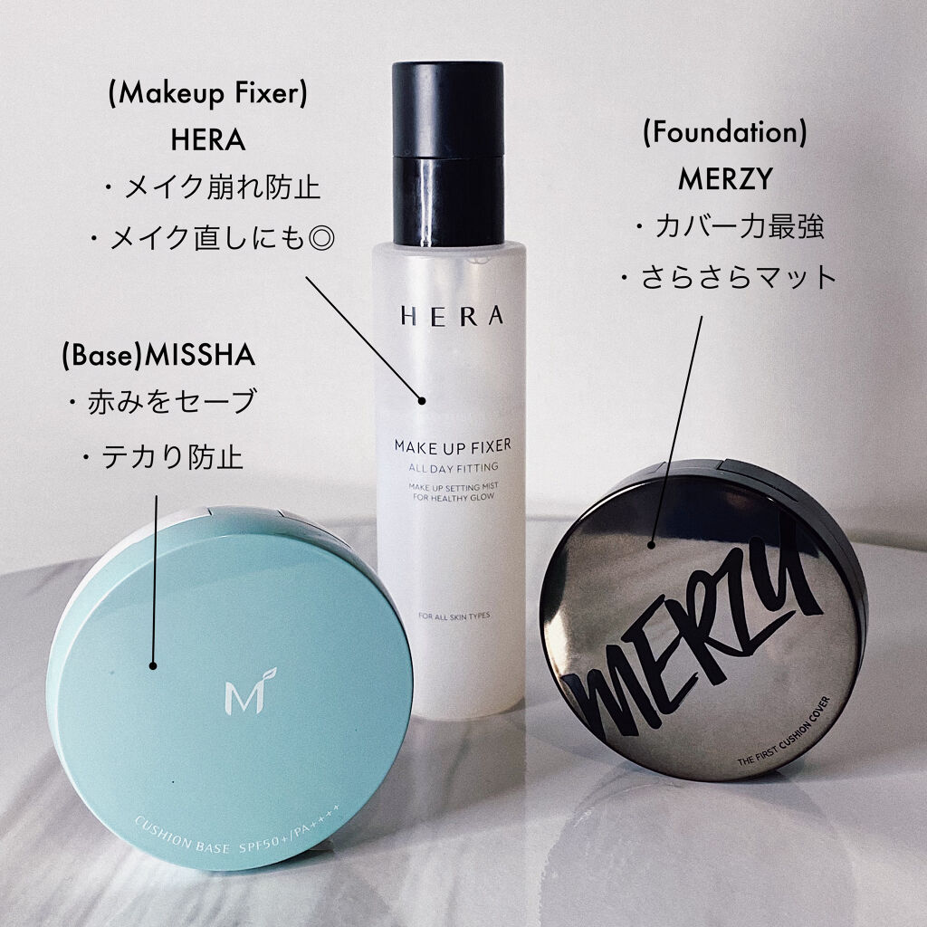 THE FIRST CUSHION COVER/MERZY/クッションファンデーションを使ったクチコミ（2枚目）