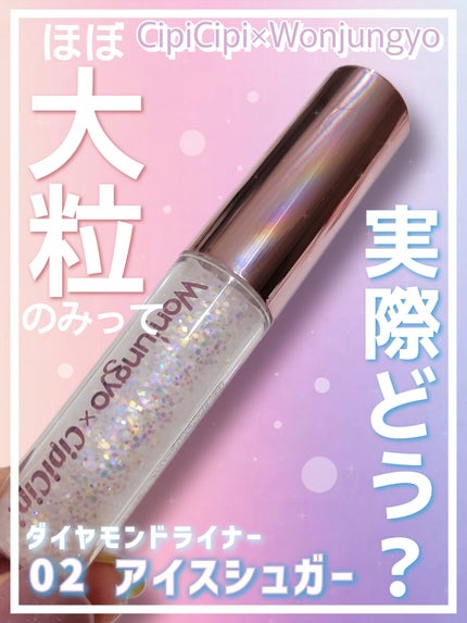 ウォンジョンヨ ダイヤモンドライナー/Wonjungyo/リキッドアイシャドウを使ったクチコミ(1枚目)