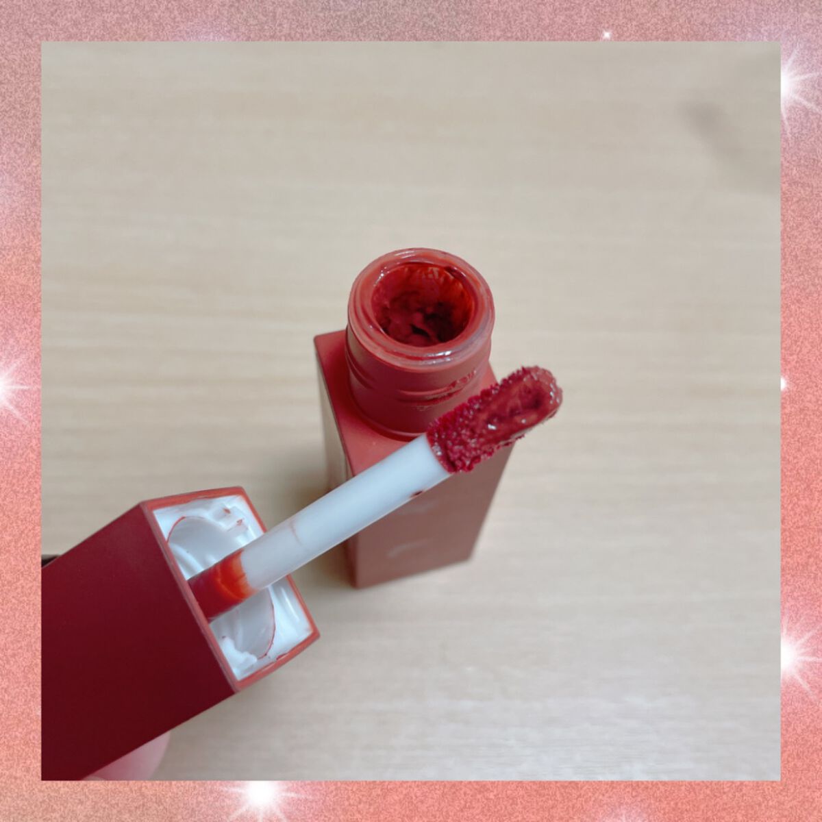 ジューシーリブティント/RICAFROSH/リップティントを使ったクチコミ（2枚目）