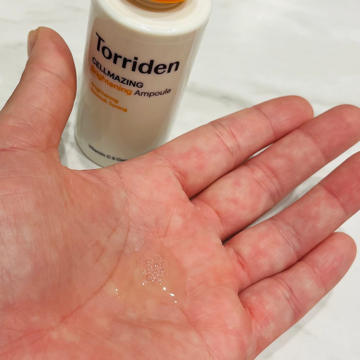 セルメイジング ビタC ブライトニングアンプル/Torriden/美容液を使ったクチコミ(3枚目)
