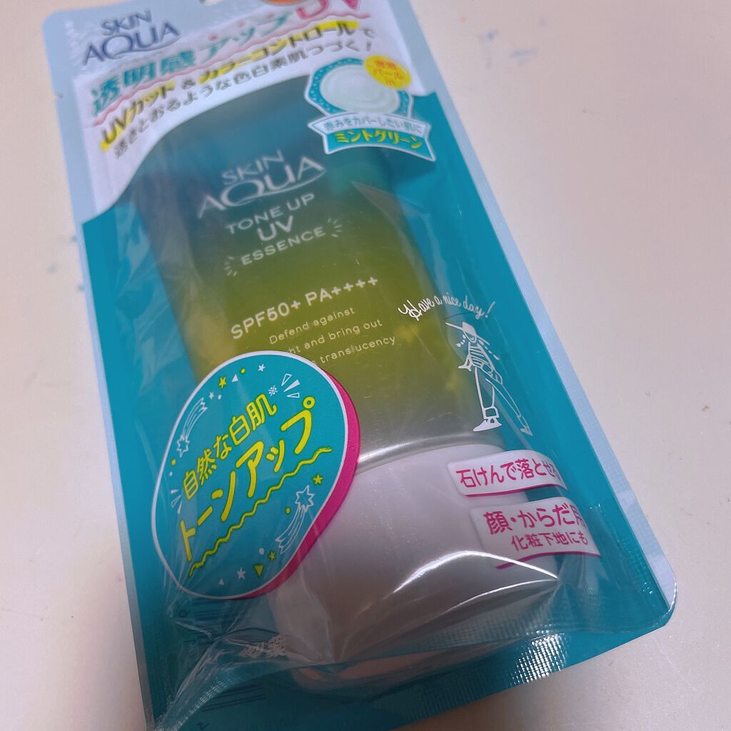 スキンアクア トーンアップUVエッセンス/スキンアクア/日焼け止めクリームを使ったクチコミ(6枚目)