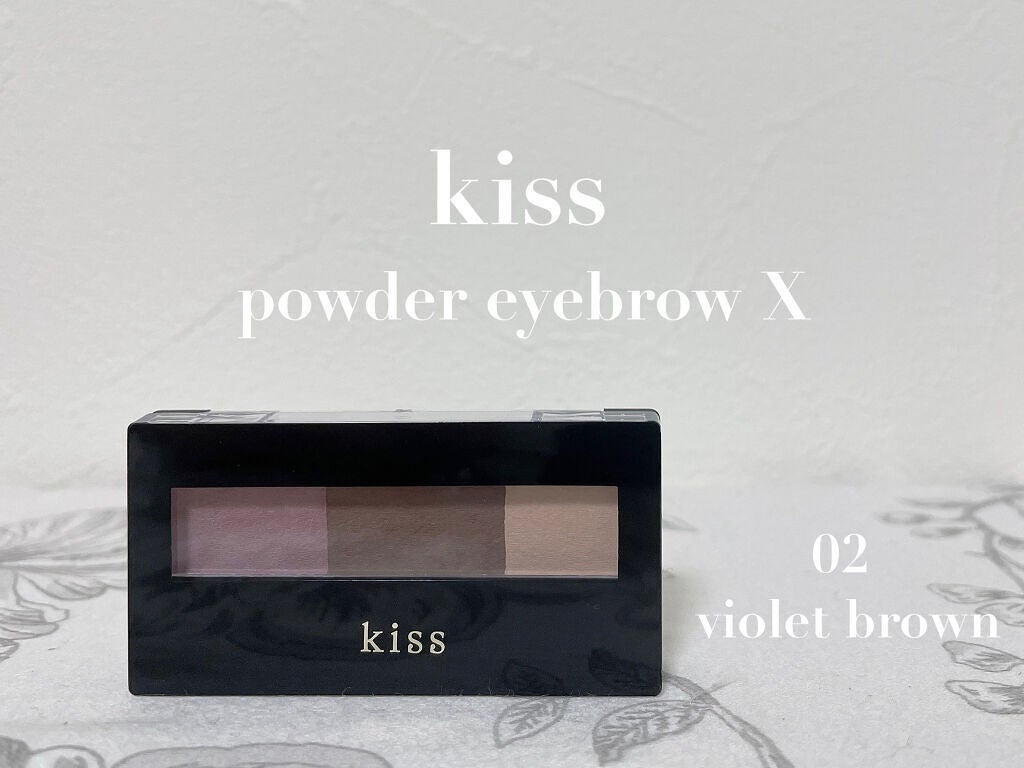 パウダーアイブロウX/KiSS/パウダーアイブロウを使ったクチコミ(1枚目)