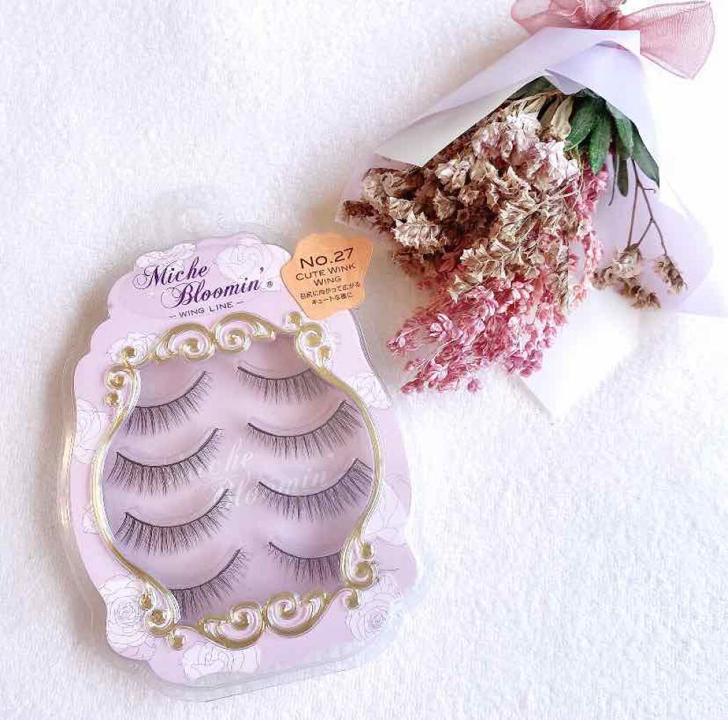 ミッシュブルーミン 3Dアイラッシュライン NO.27 キュートウィンクウイング/ミッシュブルーミン/つけまつげを使ったクチコミ（1枚目）