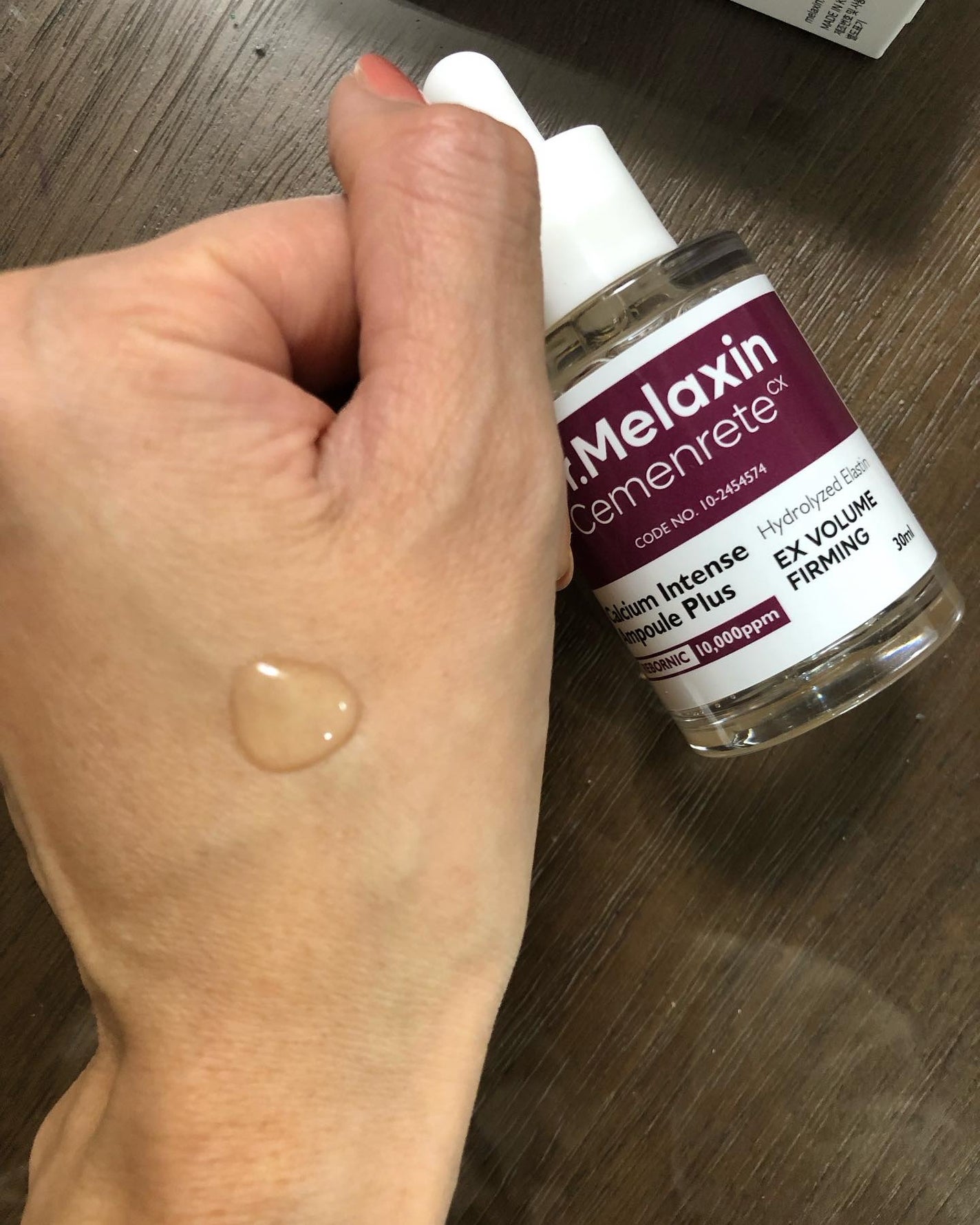Cemenrete Calcium Intense Cream/Dr.Melaxin/フェイスクリームを使ったクチコミ(2枚目)