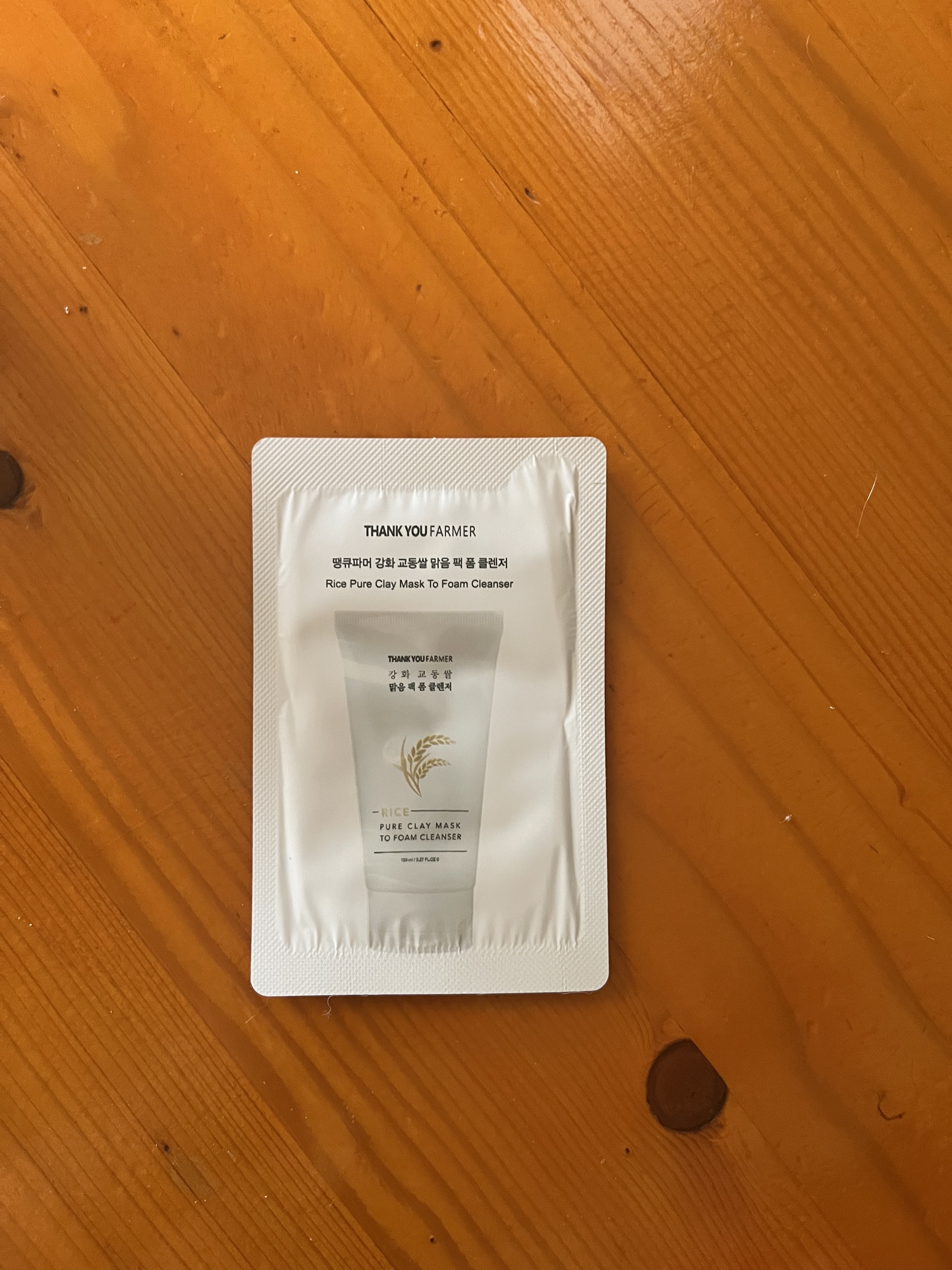 Rice Pure Clay Mask to Foam Cleanser  /THANK YOU FARMER/洗顔フォームを使ったクチコミ（1枚目）