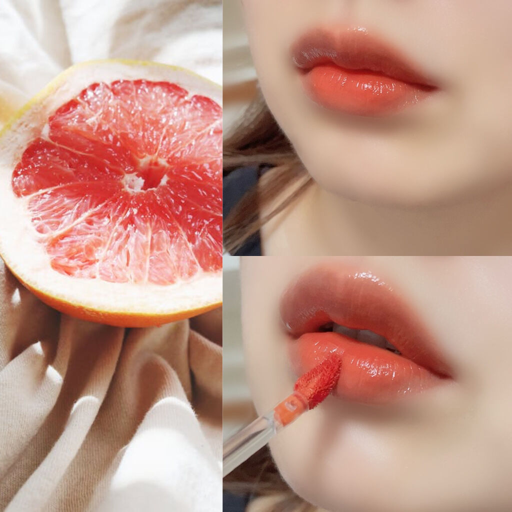 ヌードグロスティント/dasique/リップティントを使ったクチコミ（2枚目）