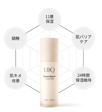 バイオームバリア クリームミスト/UIQ/ミスト状化粧水を使ったクチコミ(2枚目)