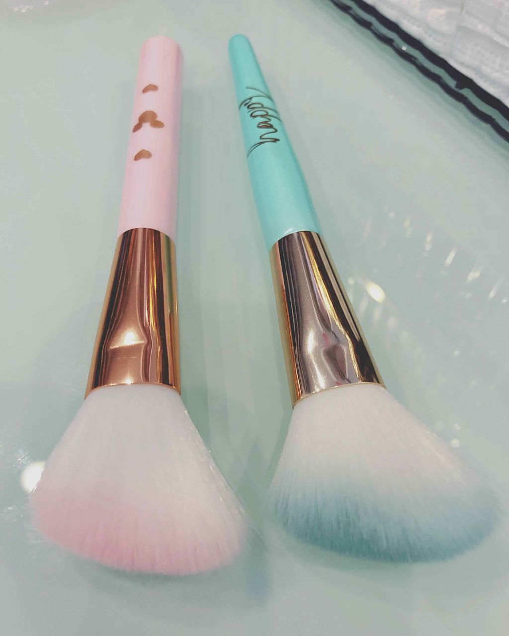 春姫 ファンデーションブラシ/DAISO/メイクブラシを使ったクチコミ(3枚目)