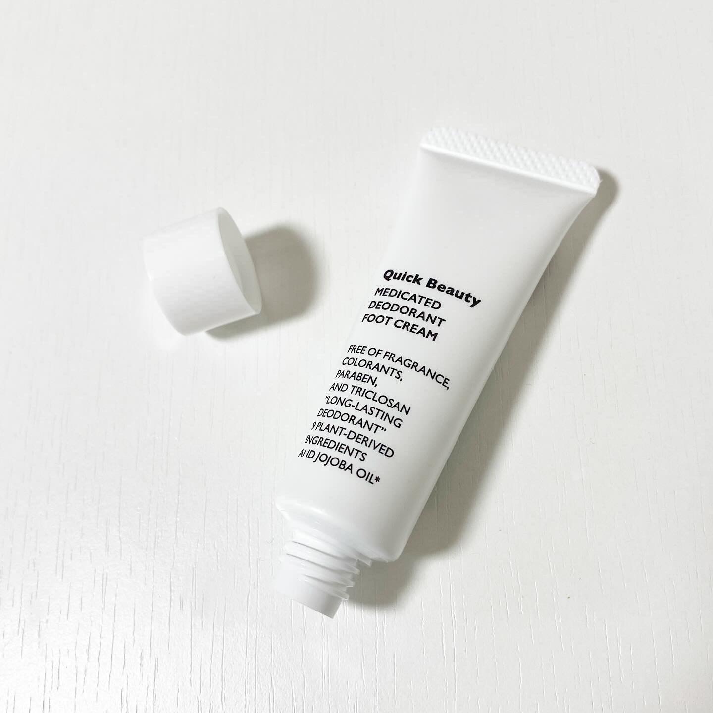 QB 薬用デオドラントフットクリーム 40C/クイックビューティー/デオドラント・制汗剤を使ったクチコミ（2枚目）