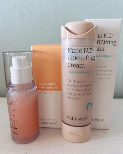 ナノ ニードル 1200 リフティングクリーム/VELY VELY/フェイスクリームを使ったクチコミ(1枚目)