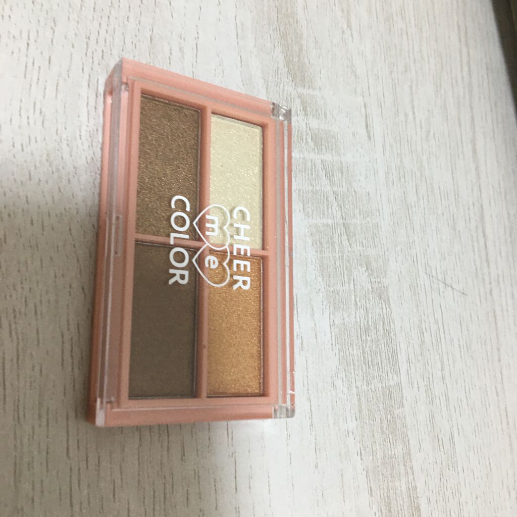 CHEER me COLOR アイシャドウ/セリア/アイシャドウパレットを使ったクチコミ（1枚目）