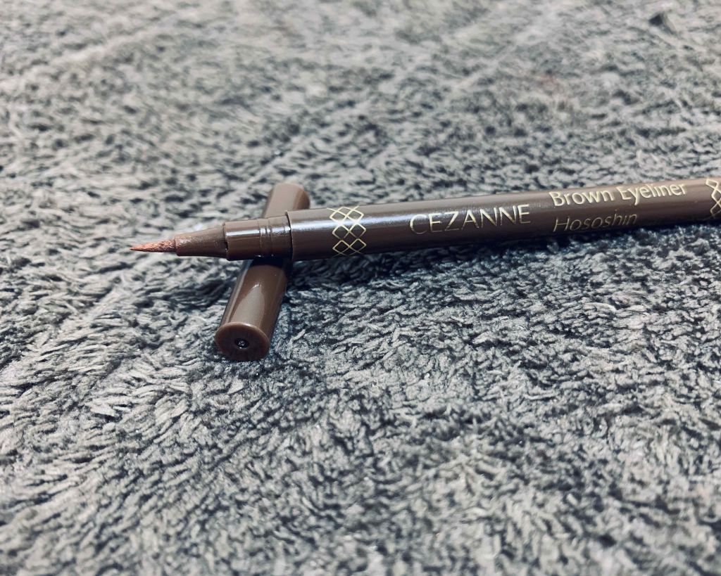 ブラウンアイライナー細芯/CEZANNE/リキッドアイライナーを使ったクチコミ(2枚目)