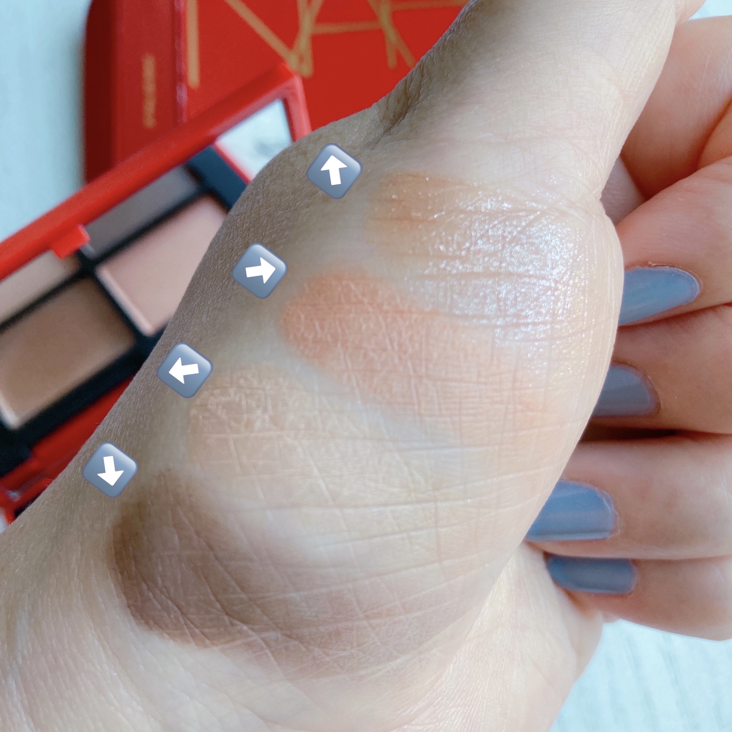 クワッドアイシャドー/NARS/アイシャドウパレットを使ったクチコミ（2枚目）