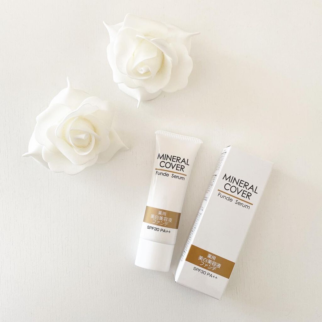 ミネラルカバー薬用美白ファンデセラム/ミリオナ化粧品/美容液を使ったクチコミ（1枚目）
