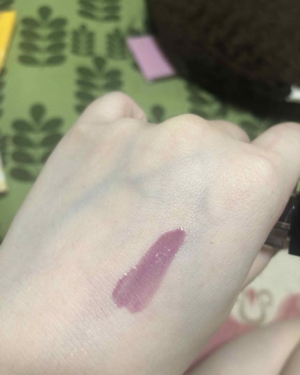 UR GLAM LIP OIL クリアパープル/U R GLAM/リップグロスを使ったクチコミ(2枚目)