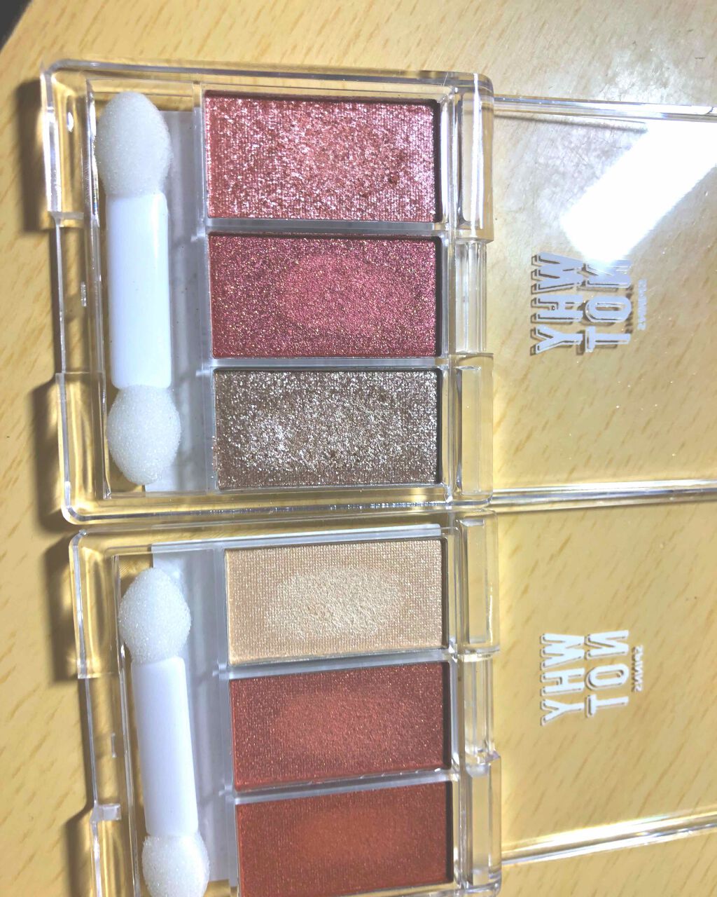 WHY NOT SPINNS 3色アイシャドウ/DAISO/アイシャドウパレットを使ったクチコミ(2枚目)