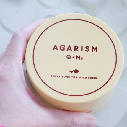 Q+Me スウィートボムタラソスクラブレモンティーの香り/AGARISM/バスト・ヒップケアを使ったクチコミ(3枚目)