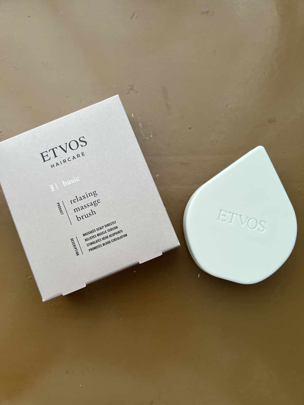 リラクシングマッサージブラシ/エトヴォス/スカルプブラシを使ったクチコミ（1枚目）