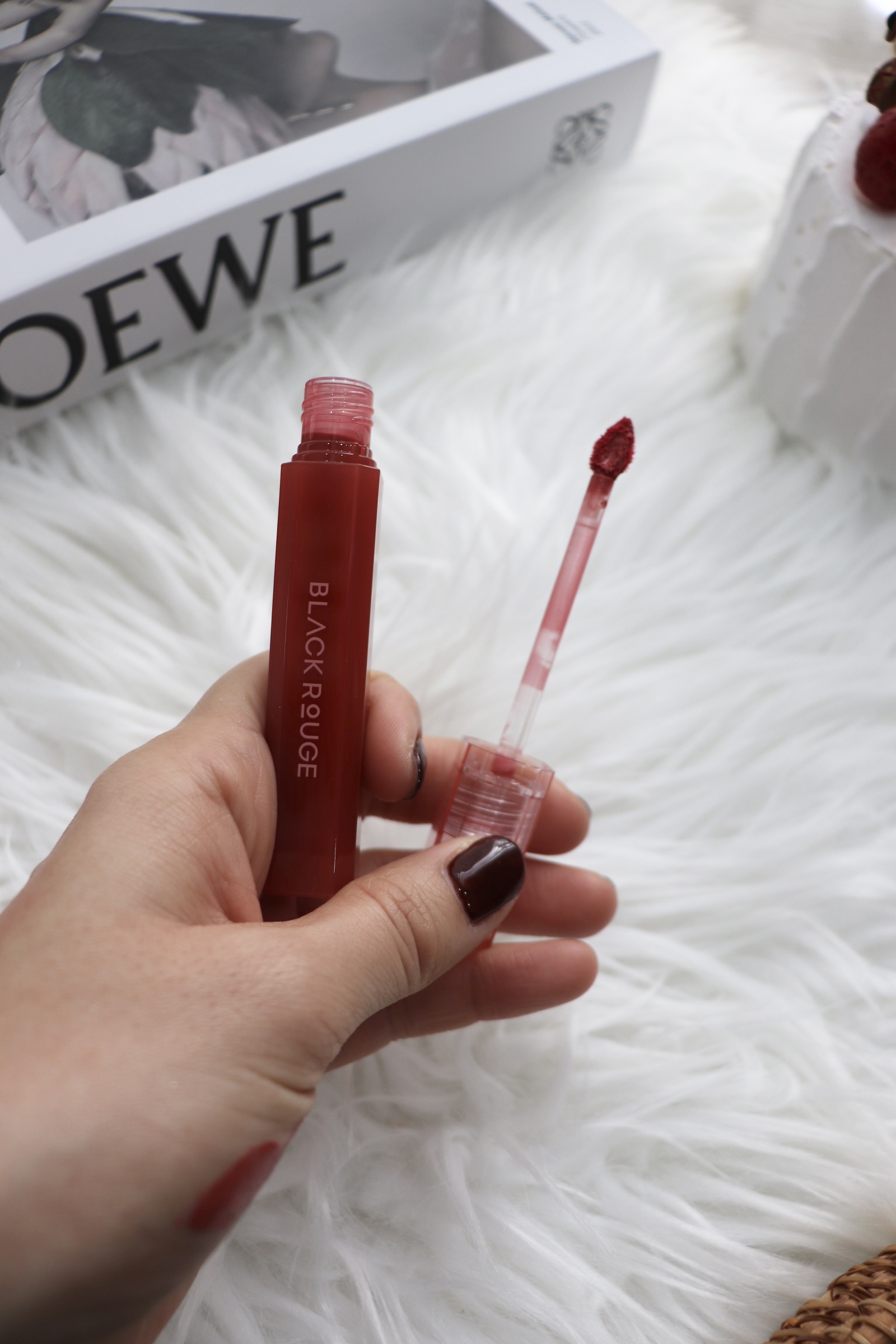 ハーフアンドハーフ ウォーターグロウ​ HG09/BLACK ROUGE/口紅を使ったクチコミ（3枚目）