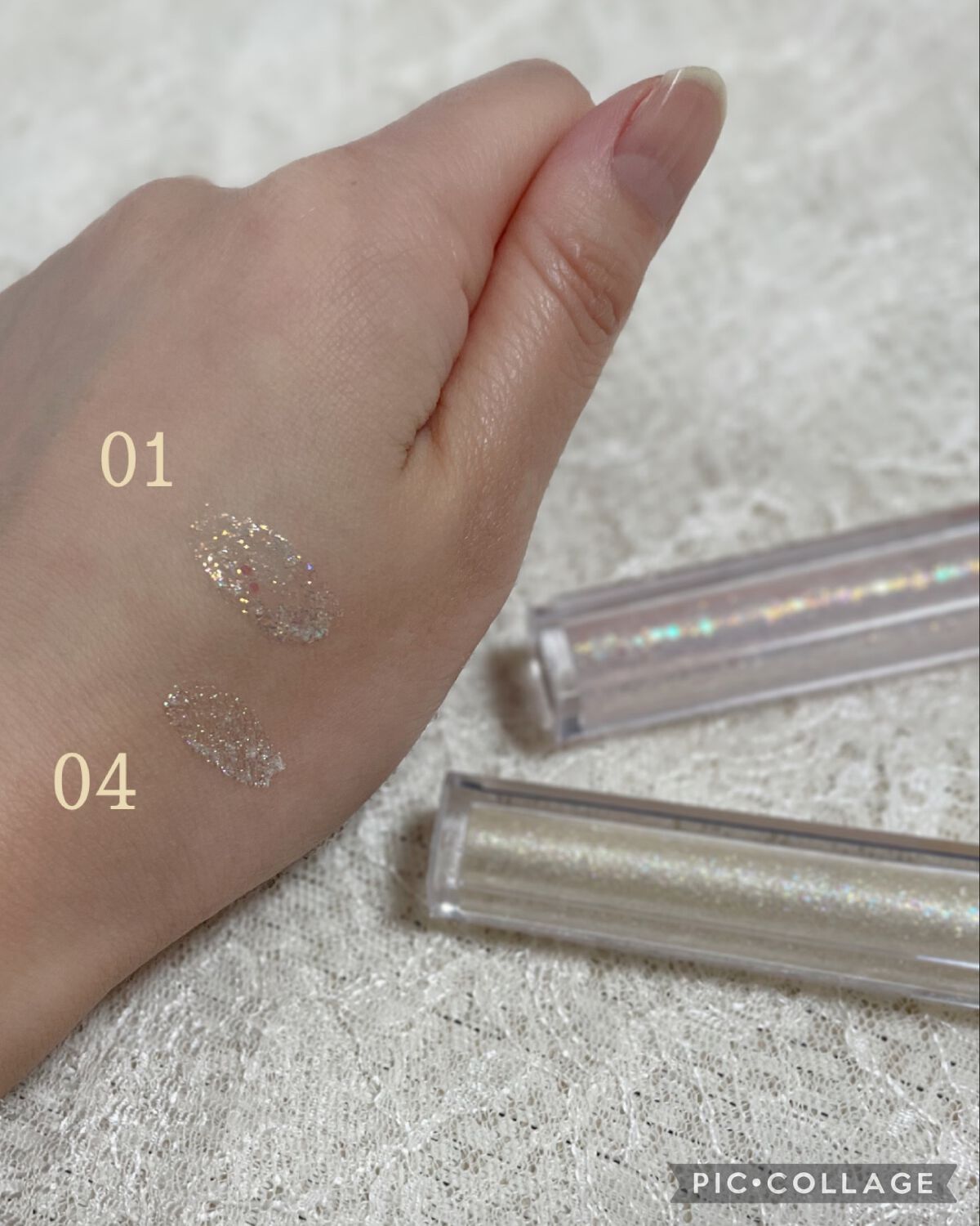 ライトキャッチャーリキッドグリッター/Flynn/グリッターを使ったクチコミ（2枚目）