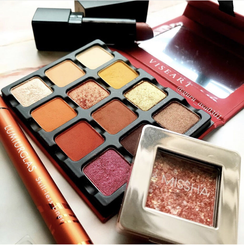 Warm EDIT Eye Shadow Palette / VISEART