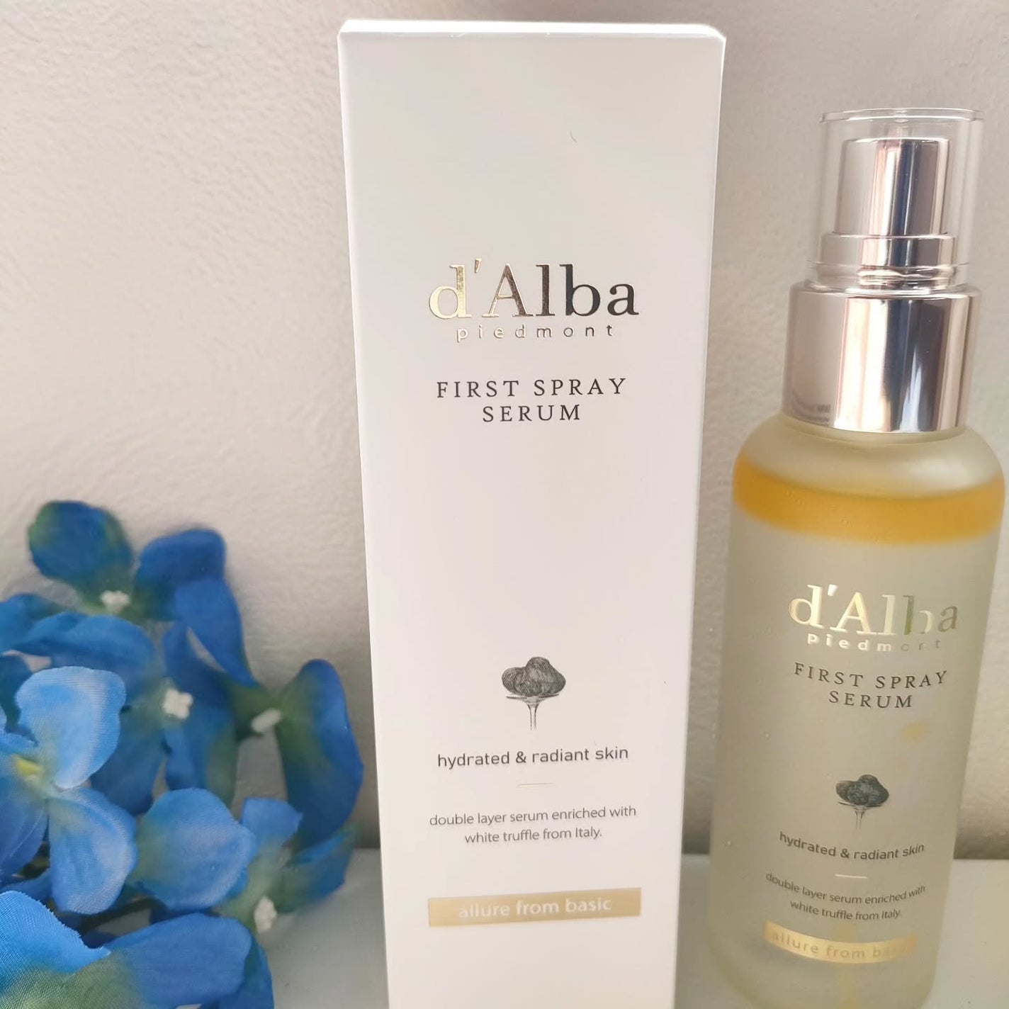 ダルバ ホワイトトリュフファーストスプレーセラム/ダルバ/ミスト状化粧水を使ったクチコミ(1枚目)